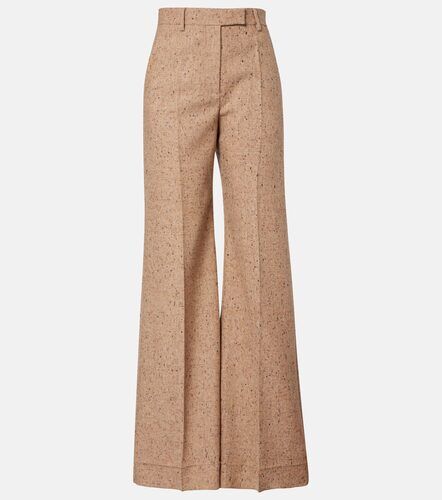 High-rise virgin wool wide-leg pants - Valentino Garavani - Modalova