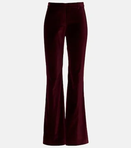Mid-rise cotton velvet flared pants - Etro - Modalova