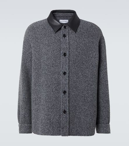 Wool and cashmere-blend overshirt - Loewe - Modalova