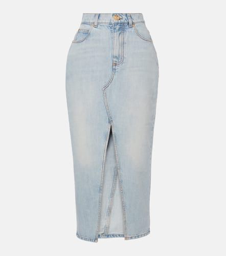 Balmain Jupe midi en jean - Balmain - Modalova