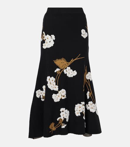 Erdem Falda midi en jacquard floral - Erdem - Modalova