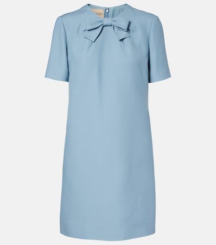 Abito corto in Crepe Couture con fiocco - Valentino Garavani - Modalova