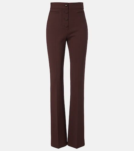 VGold wool-blend straight pants - Valentino Garavani - Modalova