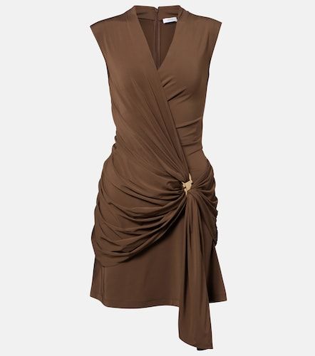 Vestido corto de jersey drapeado - Ferragamo - Modalova
