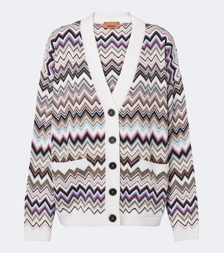 Cárdigan oversized en zigzag - Missoni - Modalova