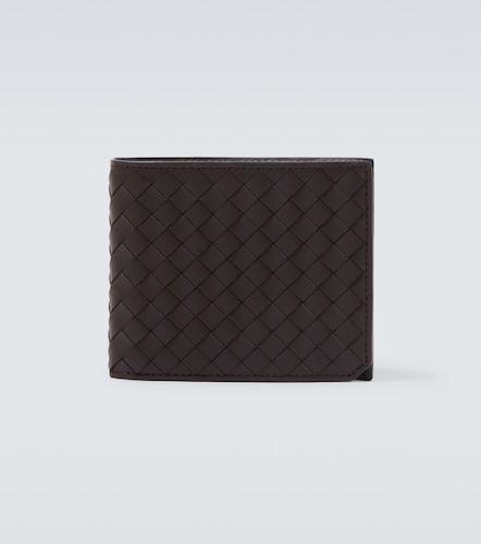 Intreccio leather bifold wallet - Bottega Veneta - Modalova