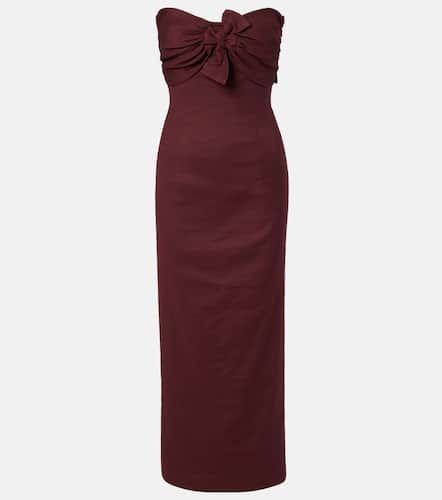 Rahel linen and cotton-blend maxi dress - Tove - Modalova