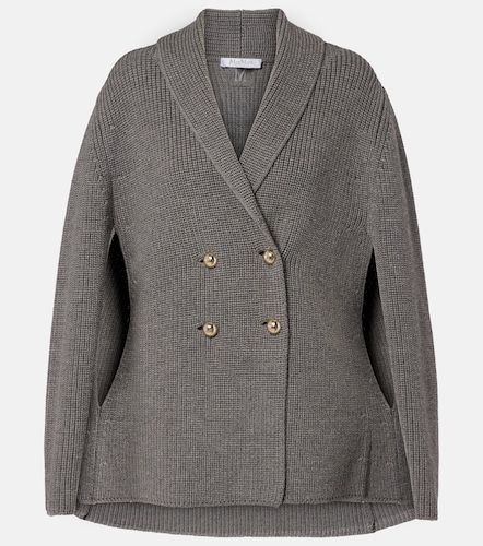 Agenzia double-breasted virgin wool cape - Max Mara - Modalova
