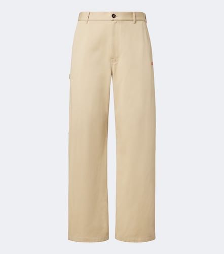 Pantalones anchos de sarga de algodón - Loewe - Modalova