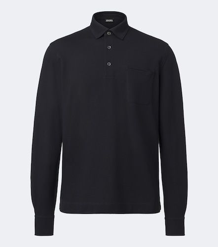 Zegna Polo de piqué de algodón - Zegna - Modalova