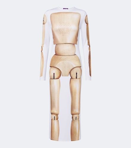 Abito midi in jersey Trompe l'œil - Jean Paul Gaultier - Modalova