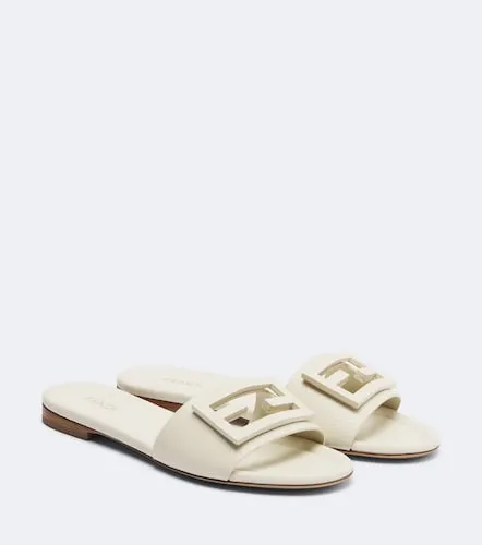 Fendi Pantoletten FF aus Leder - Fendi - Modalova