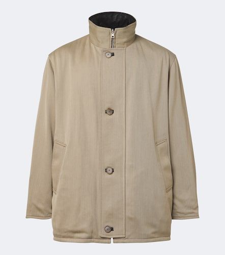 Wendbare Jacke aus Wolle und Leder - Auralee - Modalova
