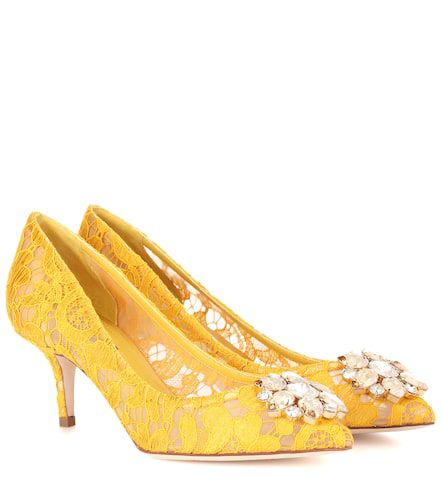 Zapatos Bellucci de encaje con zapato de salón y adornos - Dolce&Gabbana - Modalova