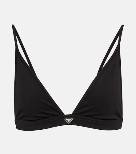 Prada Bralette con logo - Prada - Modalova