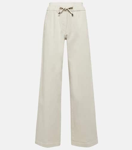 High-rise wide-leg jeans - Brunello Cucinelli - Modalova