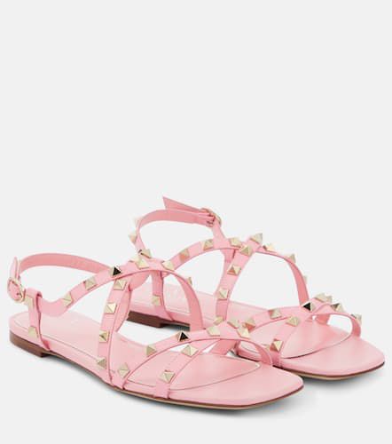 Rockstud leather sandals - Valentino Garavani - Modalova