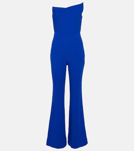 Asymmetric wool crÃªpe jumpsuit - Roland Mouret - Modalova