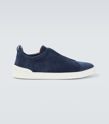 Zegna Triple Stitch suede sneakers - Zegna - Modalova