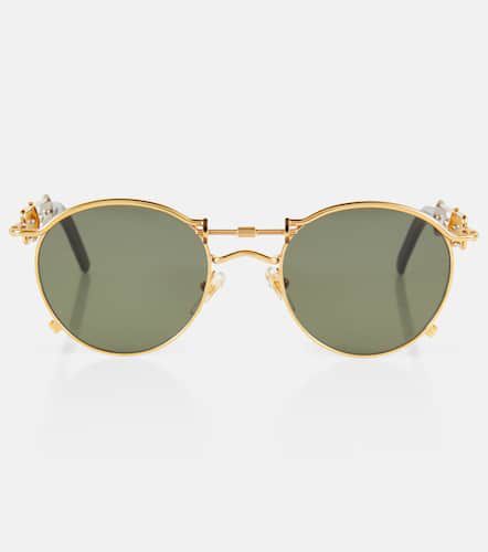 X Karim Benzema 56-0174 round sunglasses - Jean Paul Gaultier - Modalova