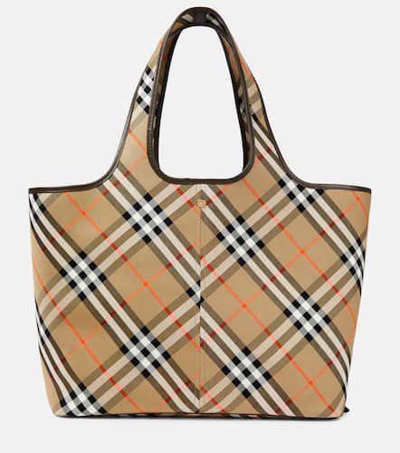 Tote Check Medium de lona - Burberry - Modalova