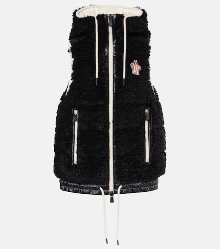 Logo teddy down vest - Moncler Grenoble - Modalova