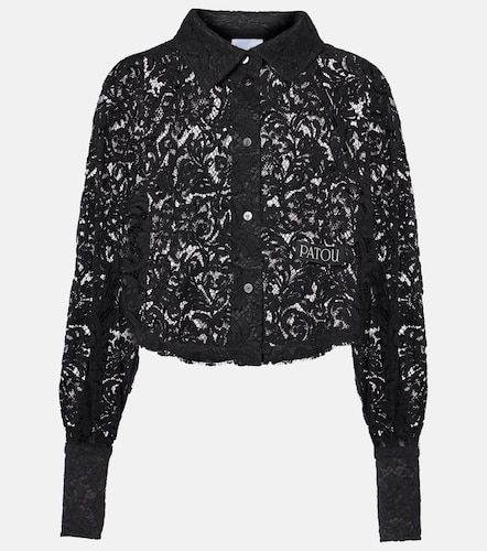 Patou Blusa cropped de encaje - Patou - Modalova