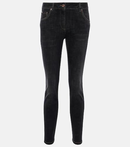 High-rise skinny jeans - Brunello Cucinelli - Modalova