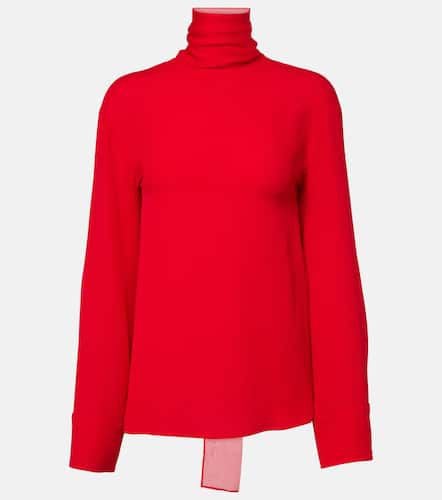 Wool and silk georgette shirt - Valentino - Modalova