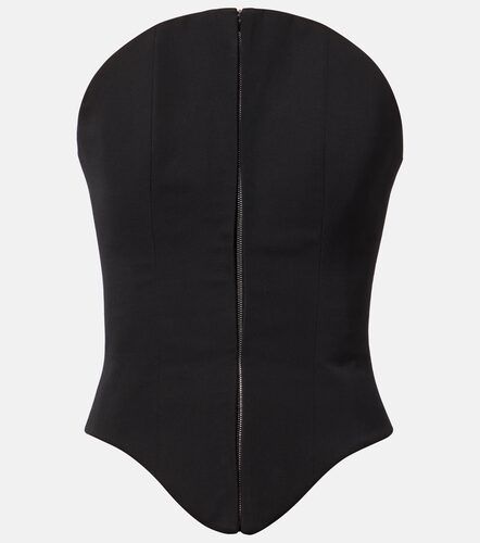 McQueen Top corsé de lana - McQueen - Modalova