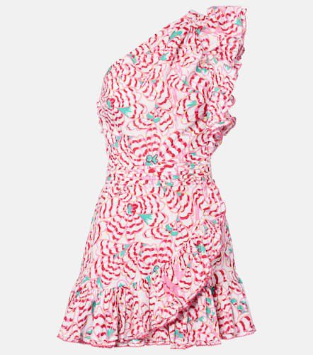 Corinne printed one-shoulder minidress - Poupette St Barth - Modalova