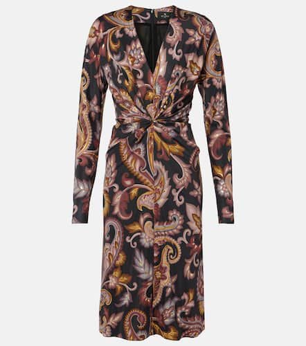 Etro Paisley gathered midi dress - Etro - Modalova