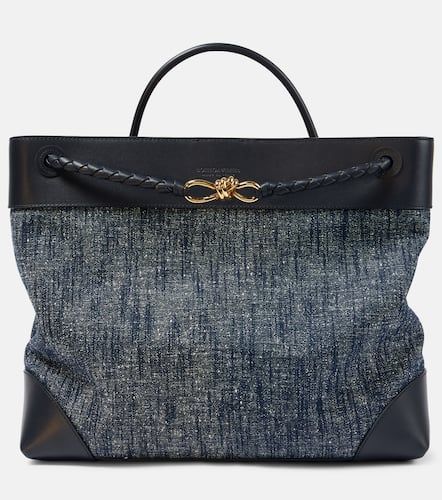 Andiamo Large denim tote bag - Bottega Veneta - Modalova