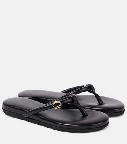 Juno leather thong sandals - Gianvito Rossi - Modalova