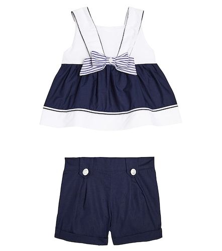 Bebé - set de top y shorts de algodón - Patachou - Modalova