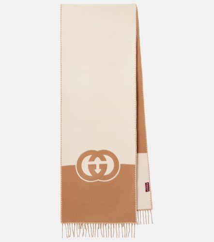 Gucci GG wool and cashmere scarf - Gucci - Modalova