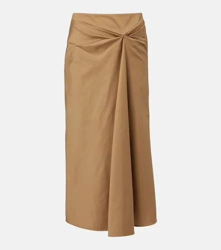 Gonna midi Paggi in raso di misto cotone - Max Mara - Modalova
