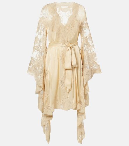 Midikleid Como aus Seide mit Spitze - Zimmermann - Modalova