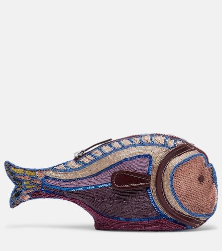 Staud Clutch Pesce con perline - Staud - Modalova