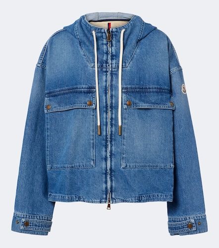 Ecrevisse layered denim down jacket - Moncler - Modalova