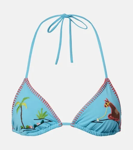 Staud Top bikini Lido con ricamo - Staud - Modalova