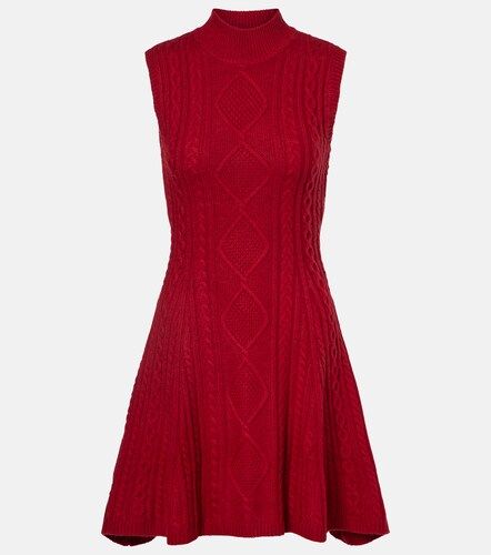Charade cable-knit wool-blend minidress - Staud - Modalova