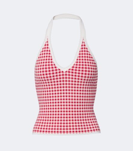 Posse Micah gingham halterneck top - Posse - Modalova