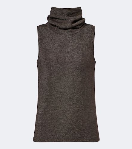 Top in misto lana a collo alto - Brunello Cucinelli - Modalova