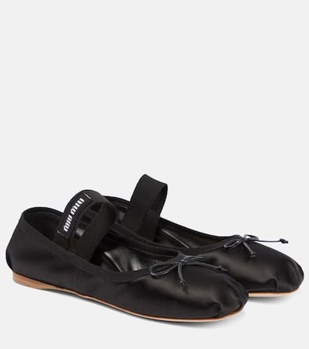 Miu Miu Satin ballet flats - Miu Miu - Modalova