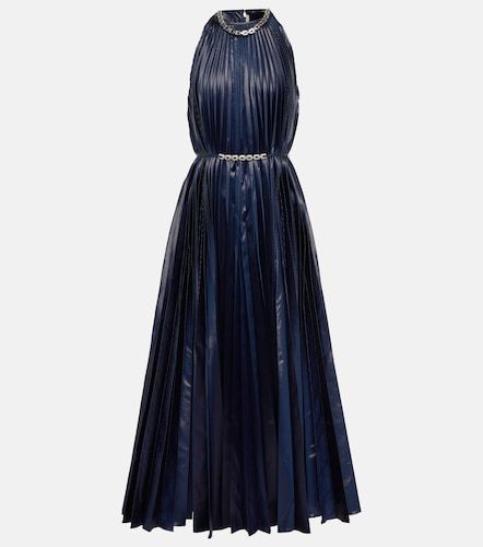 Vestido midi de lamé con cuello halter - Christopher Kane - Modalova