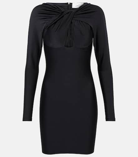 Twisted cutout jersey minidress - Coperni - Modalova