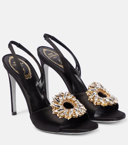 Amanda 105 embellished satin sandals - Rene Caovilla - Modalova