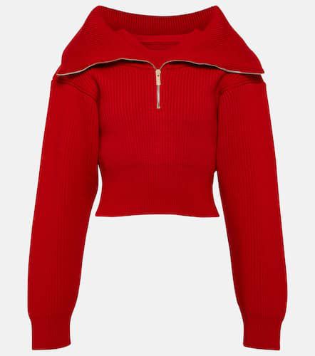 Le Maille Risoul cropped wool sweater - Jacquemus - Modalova