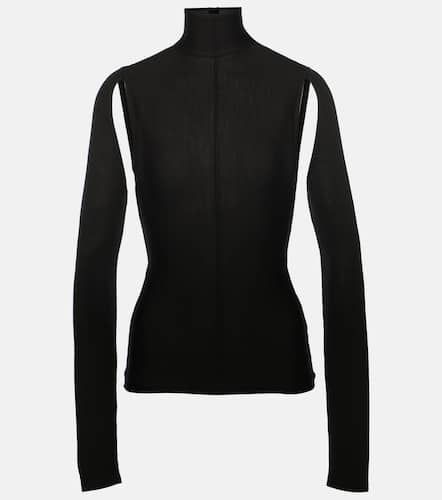 Marlowe virgin wool turtleneck top - Khaite - Modalova